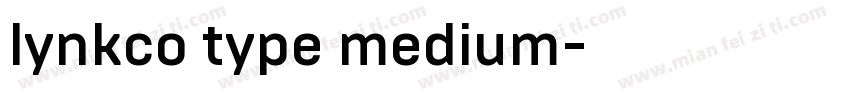 lynkco type medium字体转换